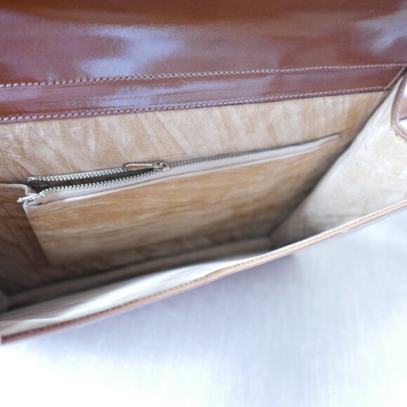 Vintage Leather Handbag Made in Florence Italy - Picture 6 of 10